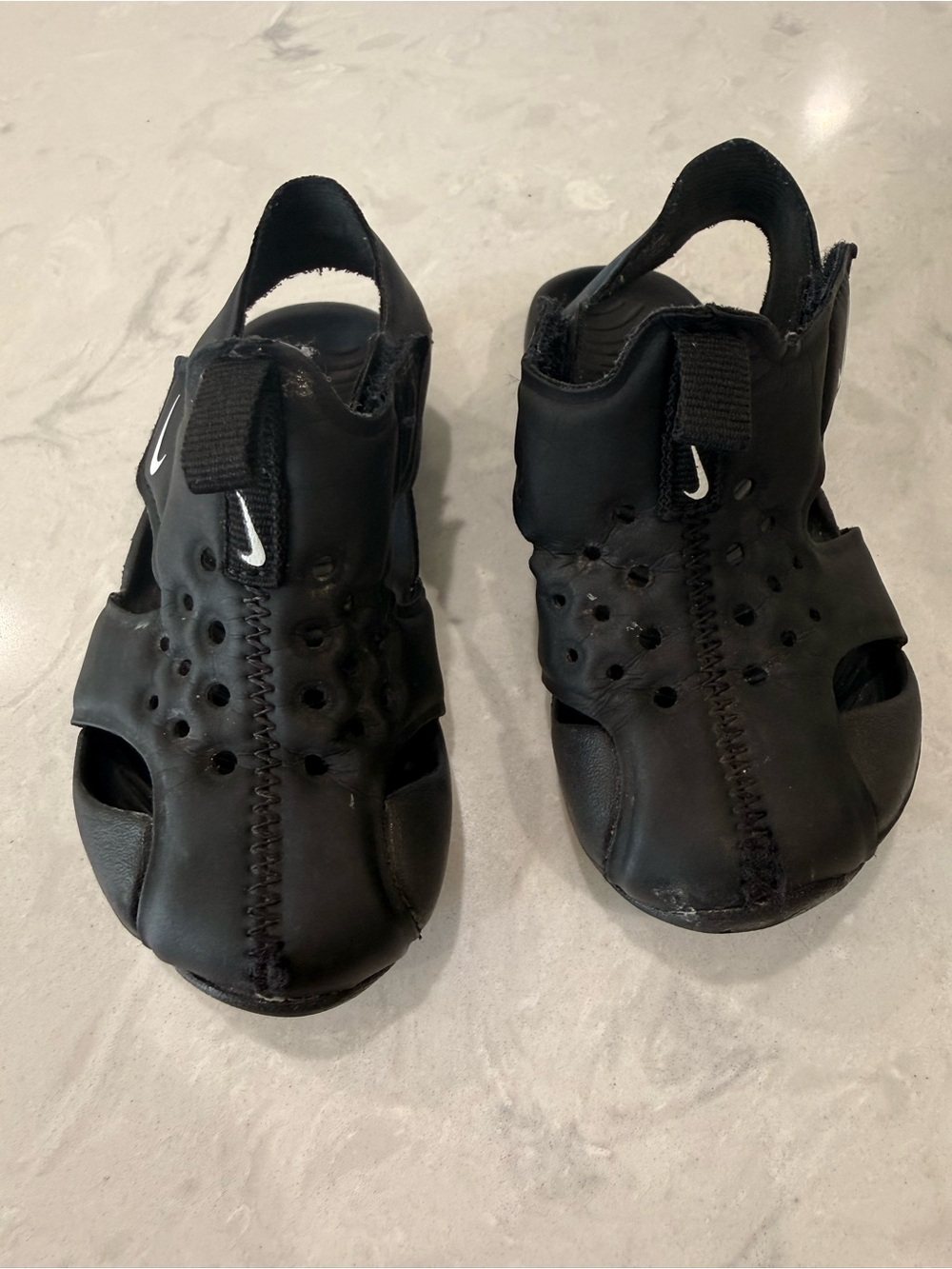 Nike Black Kids' Slip-On Water Sandals